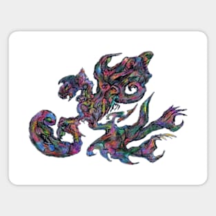 Ghost dragon Magnet